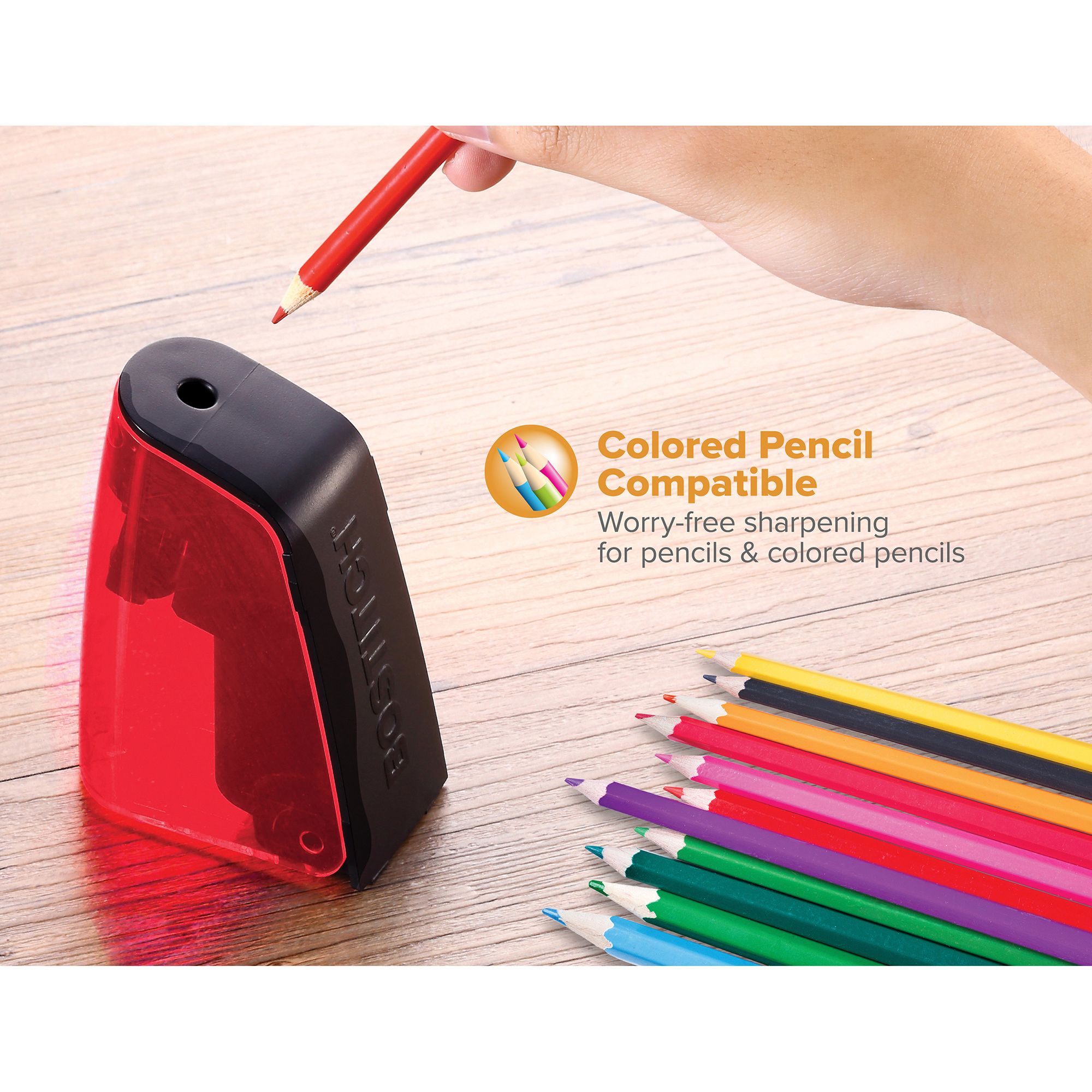 Bostitch Office Battery Pencil Sharpener, Value Pack, Assorted