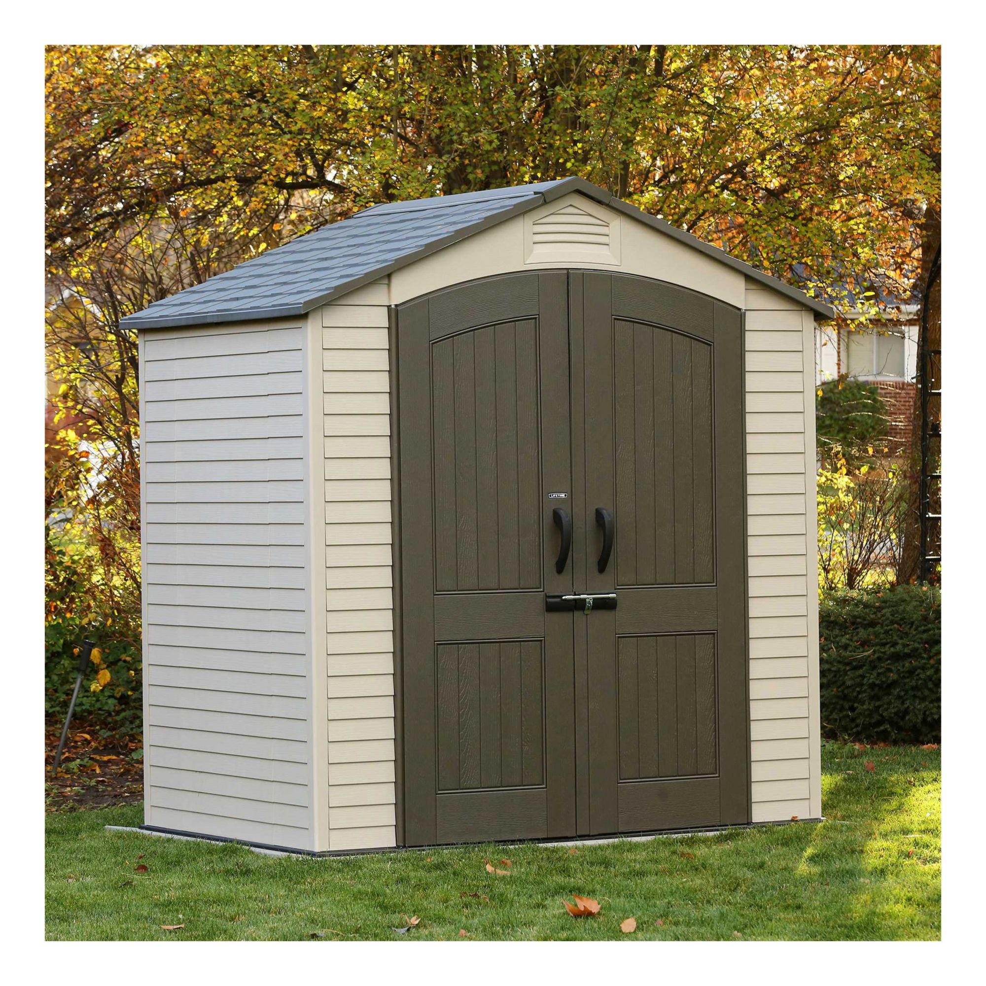 Lifetime 8 ft. x 7.5 ft. Outdoor Storage Shed