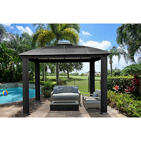 Paragon Outdoor Siena 12' x 12' Gazebo with Domed Roof