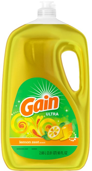 Gain Ultra Dishwashing Liquid Dish Soap, Original Scent, 8 fl oz