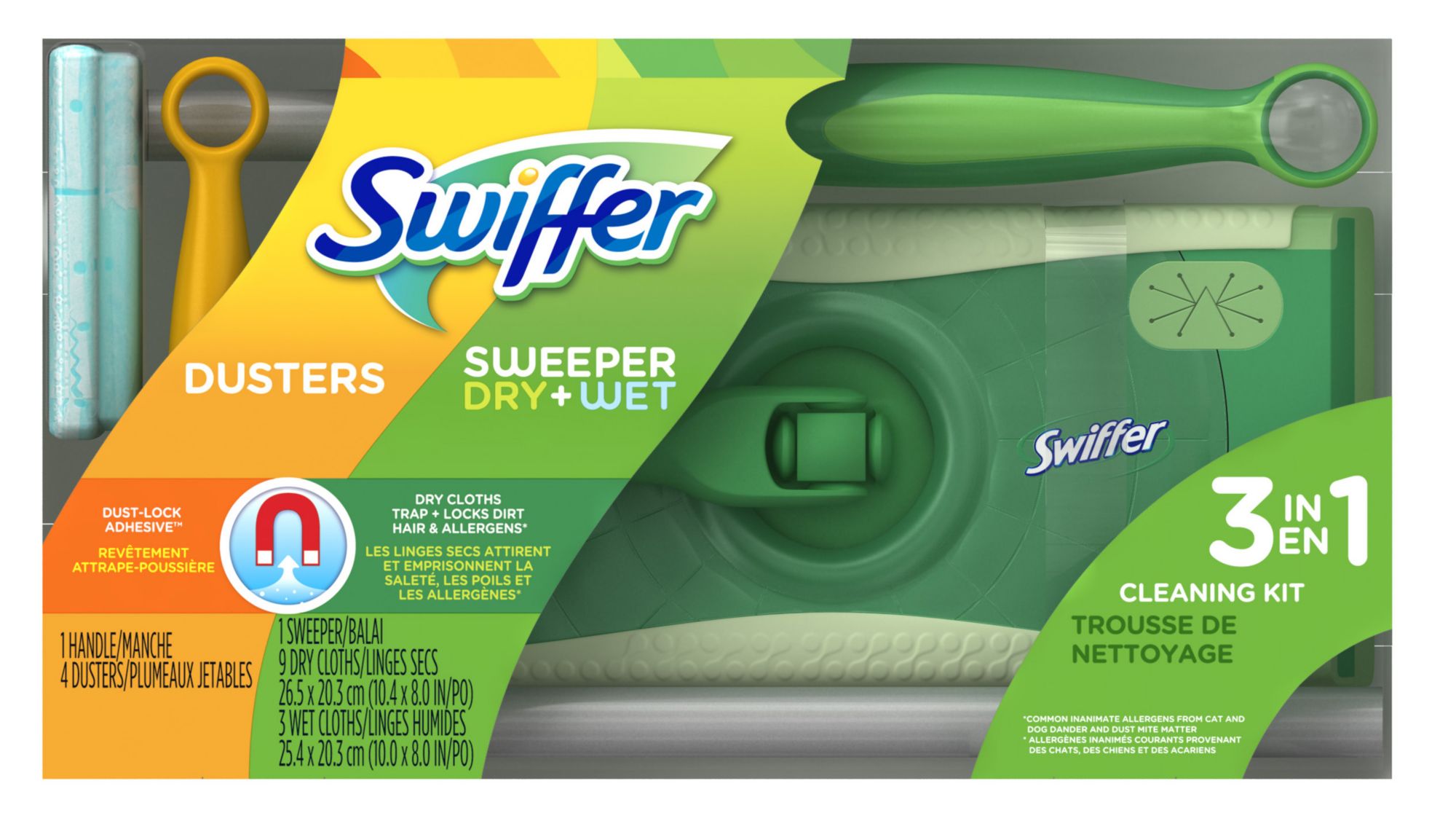 Swiffer Duster And Sweeper 3 In 1 Cleaning Starter Kit Bjs Wholesale Club