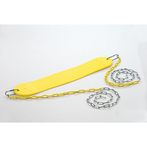 Creative Cedar Designs Standard Swing Seat with 72" Chains - Yellow