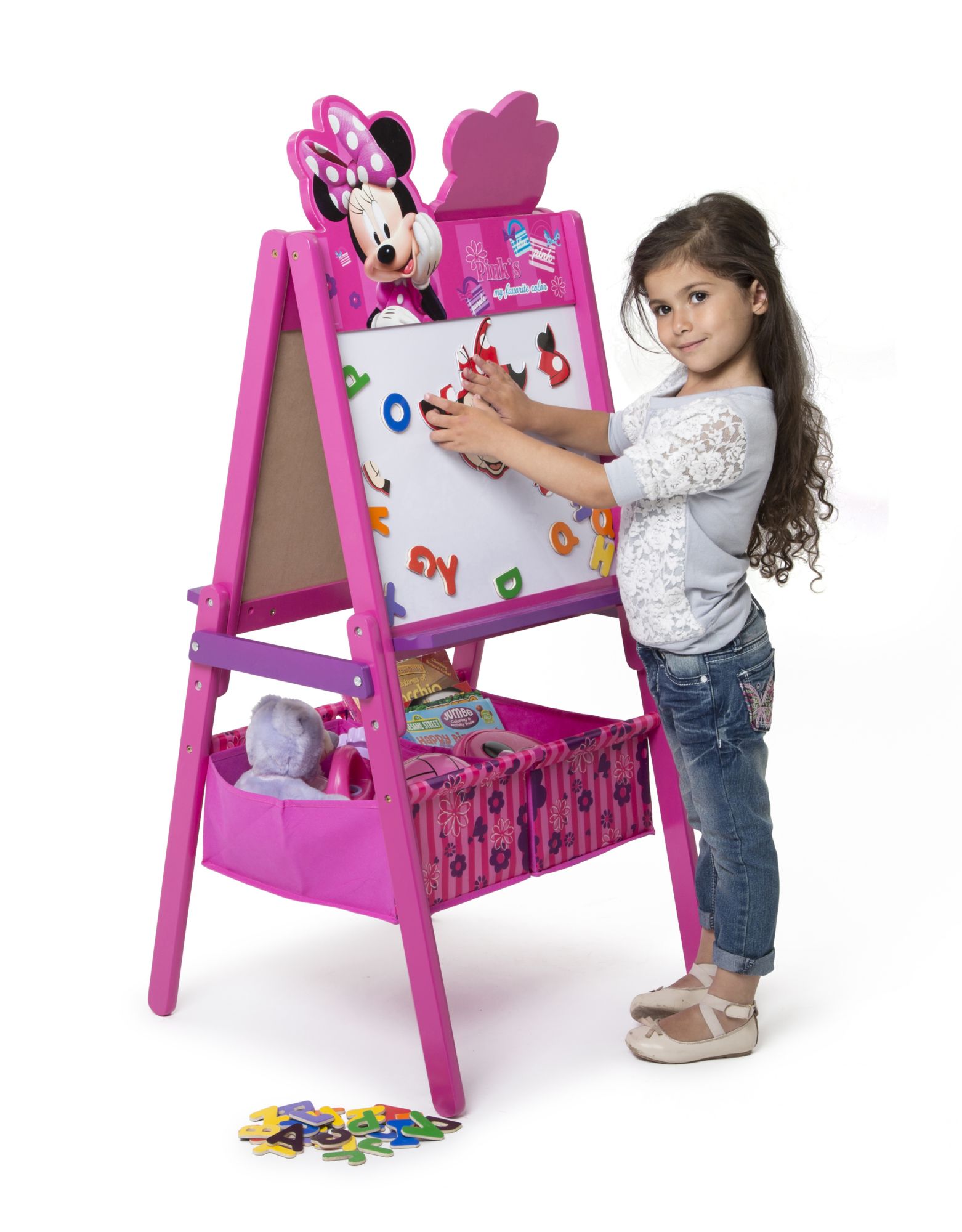 disney minnie mouse deluxe kids art table