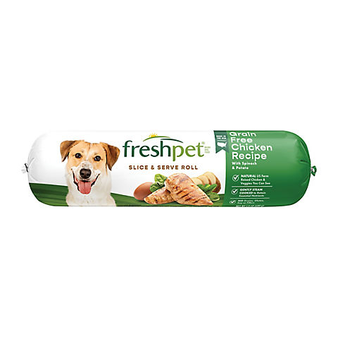 Freshpet Select Grain Free Tender Chicken With Spinach and Potato Recipe Dog Food, 1.5 lbs.