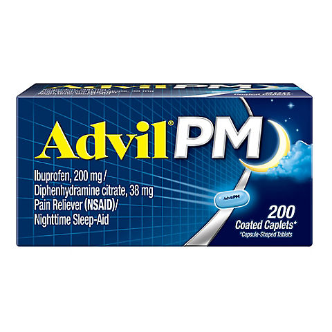 Advil PM Pain Reliever, 200 ct.