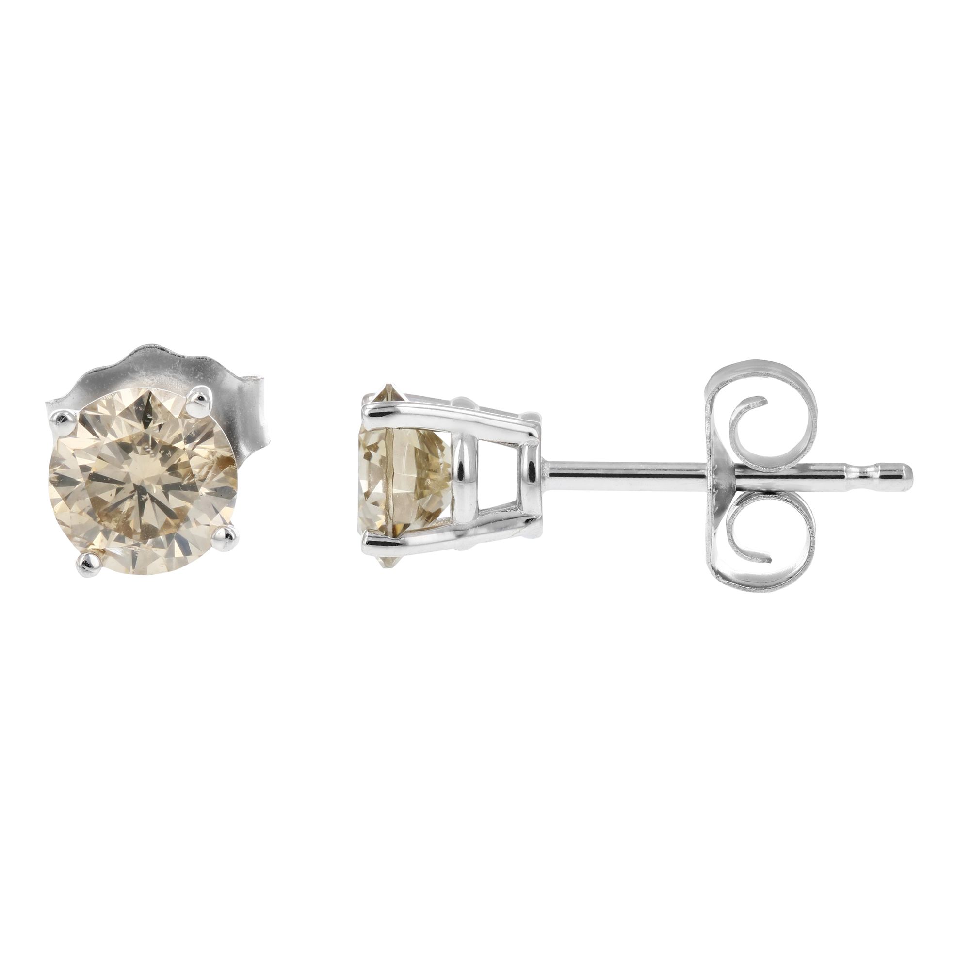 Friction back vs Screw back diamond stud earrings