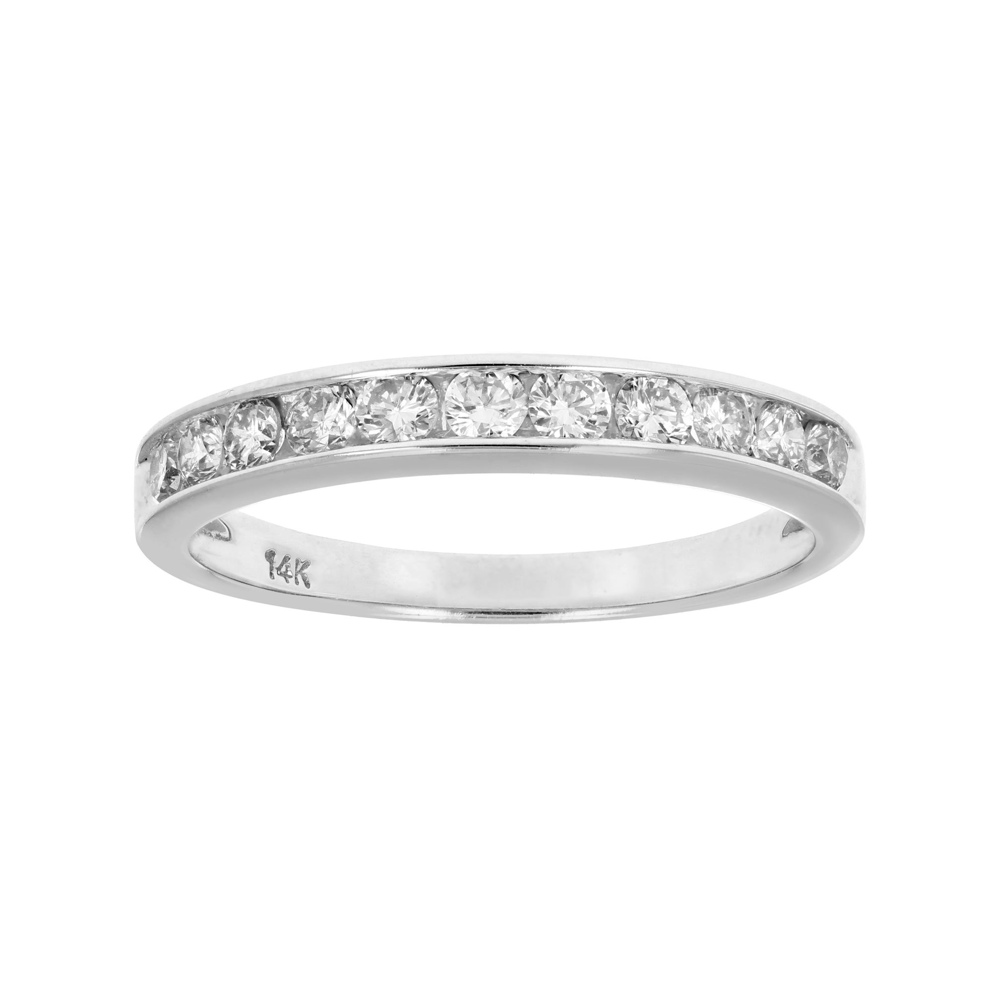 1 Ct. T.W. Diamond Band in 14K White Gold