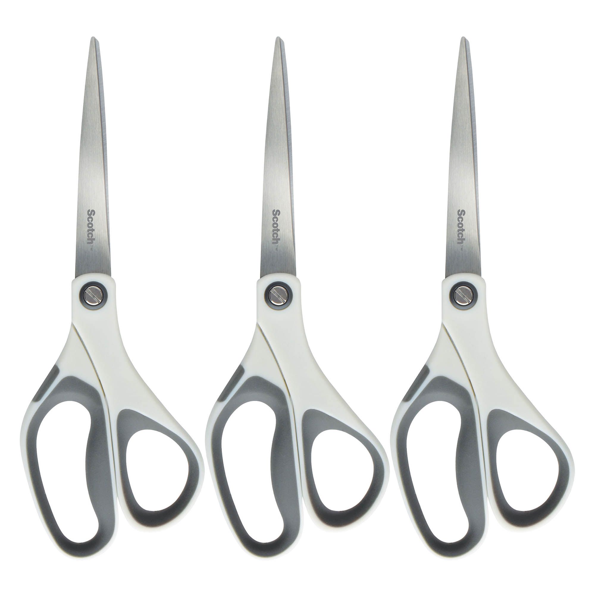 Scotch 8-Inch Precision Scissors, 3-Pack