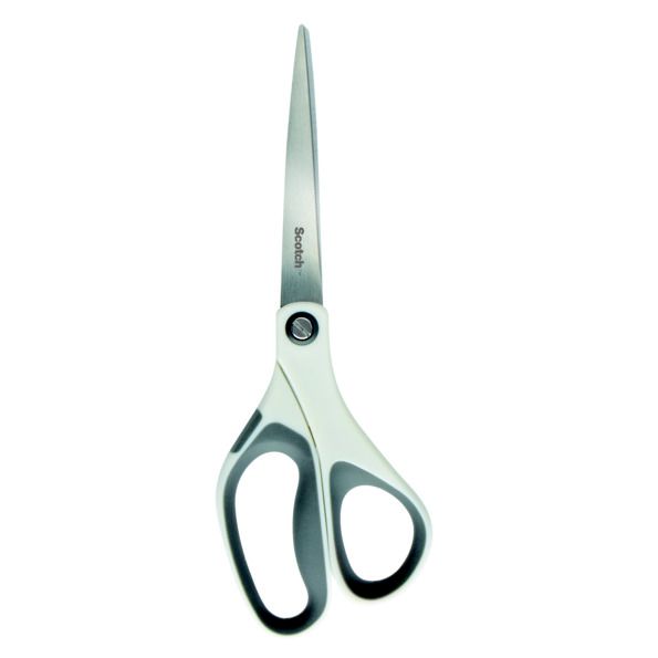 Scotch Scissors 3M 8 inch Precision Ultra Edge Titanium Blades Soft Grip 3  pack