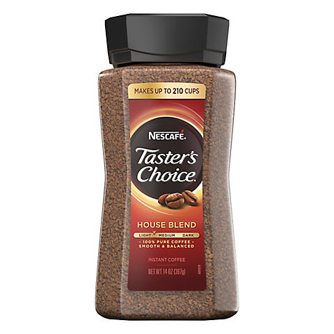 Nescafe Taster's Choice House Blend Instant Coffee, 1 jar (14 oz.)
