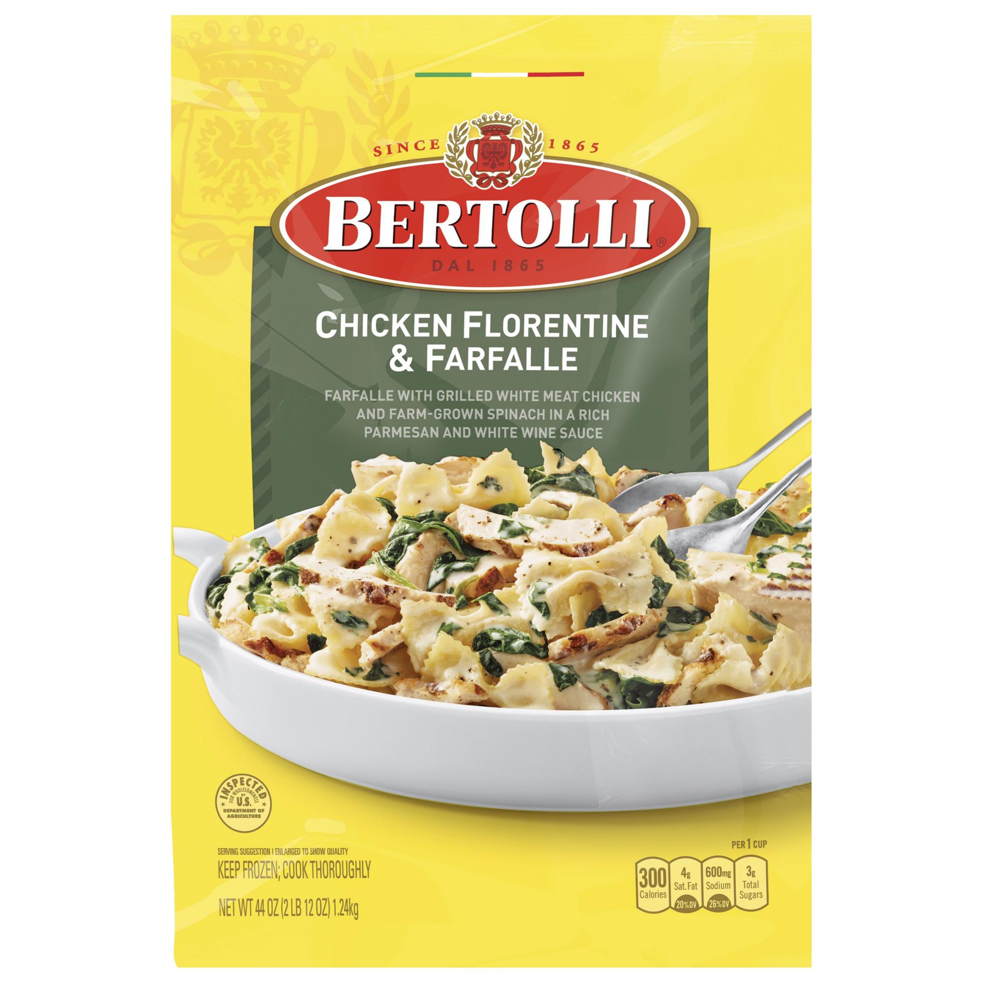 Bertolli Chicken Florentine and Farfalle Skillet Meal - BJs Wholesale Club