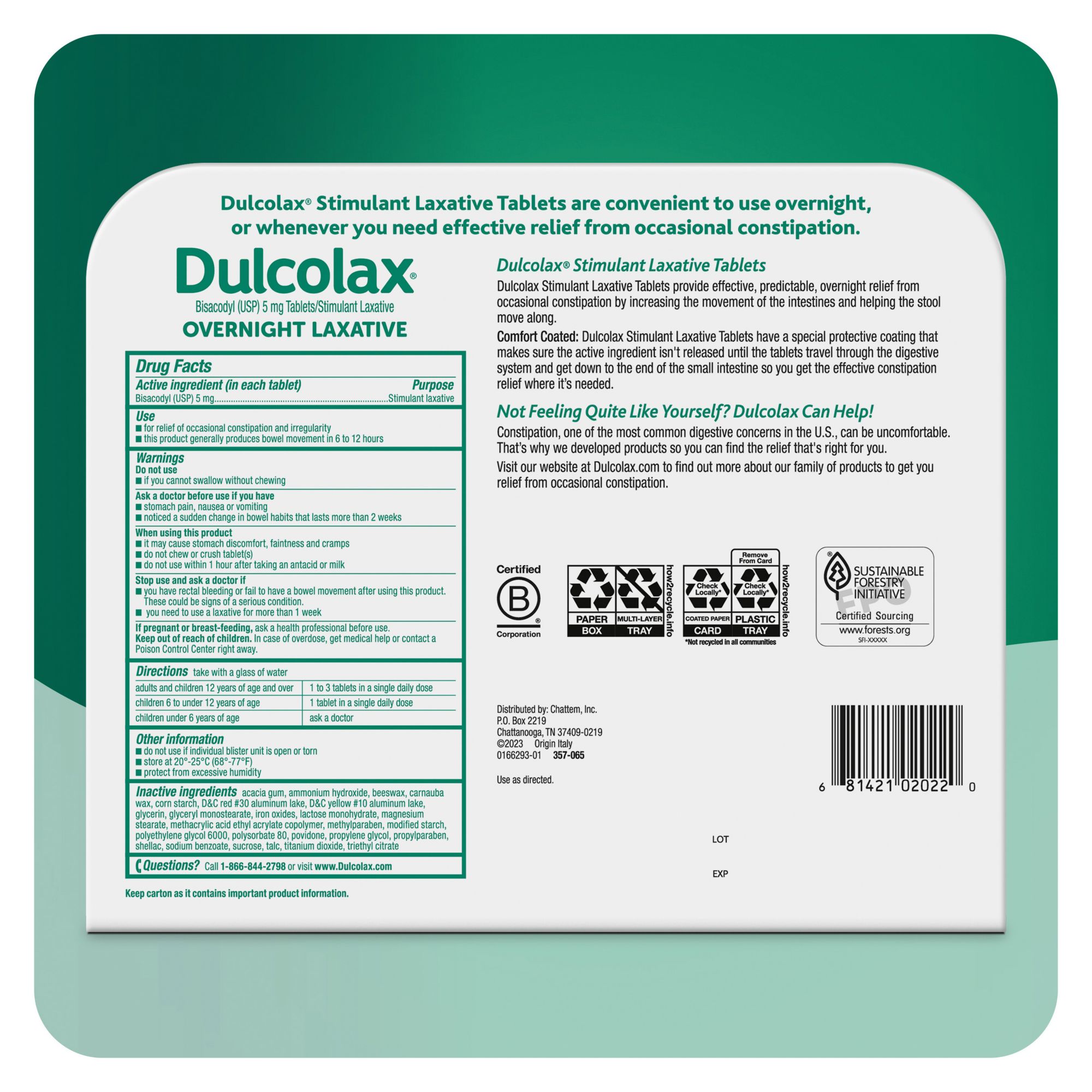 Dulcolax Laxative Suppositories 8 Ct Fast, Gentle Relief