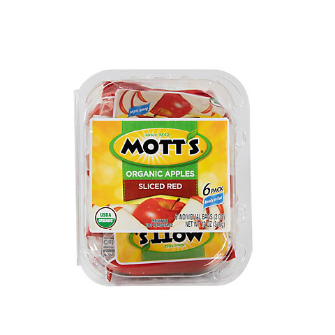 Mott's Organic Red Apple Multipack Slices, 6 pk./2 oz.