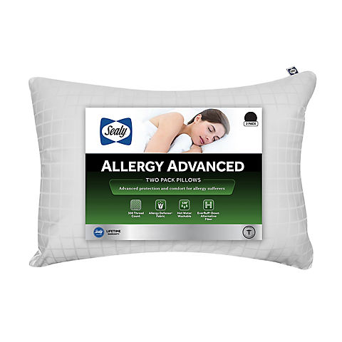 Sealy 2 Pc. Allergy Advanced Standard Size Pillows