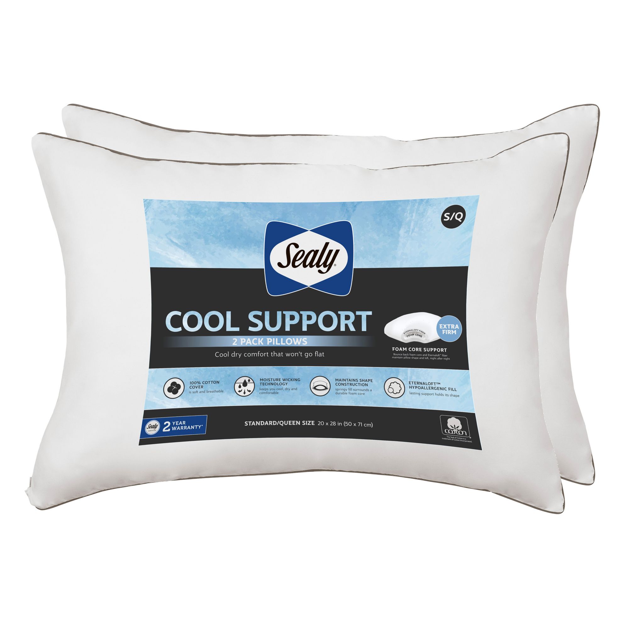 sealy performance frost cool 2.0 pillows