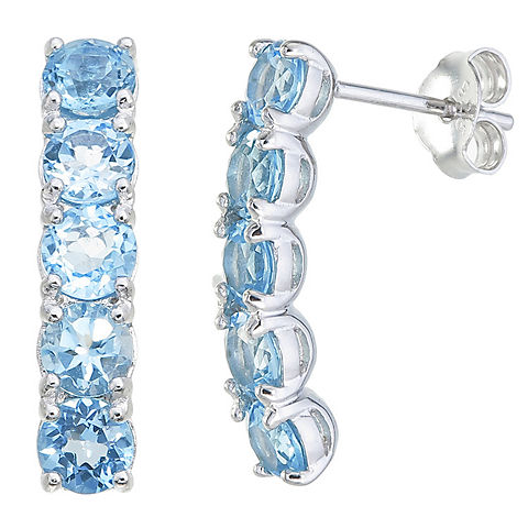 Amairah 1.75 ct. t.w. Blue Topaz Earrings in Sterling Silver