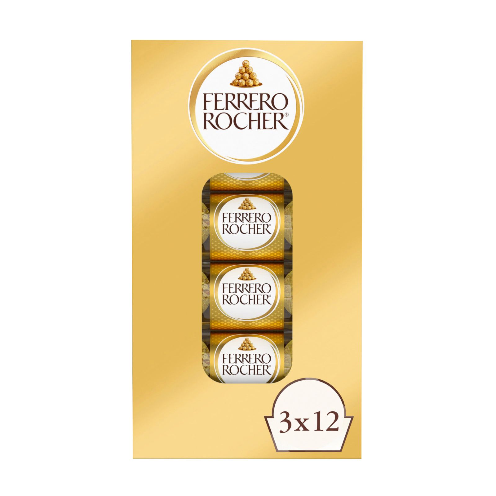 Ferrero Collection Premium Assorted Hazelnut Milk And Dark Chocolate And  Coconut, 12 Count