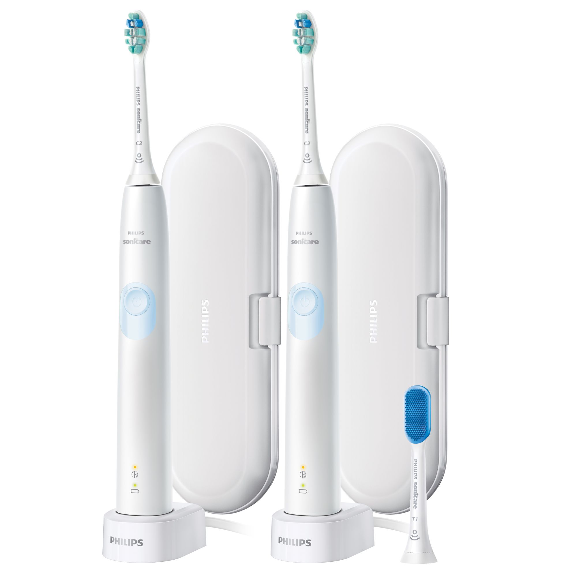 Philips Sonicare Protective Clean 4300 Rechargeable Toothbrush, 2 Pk.