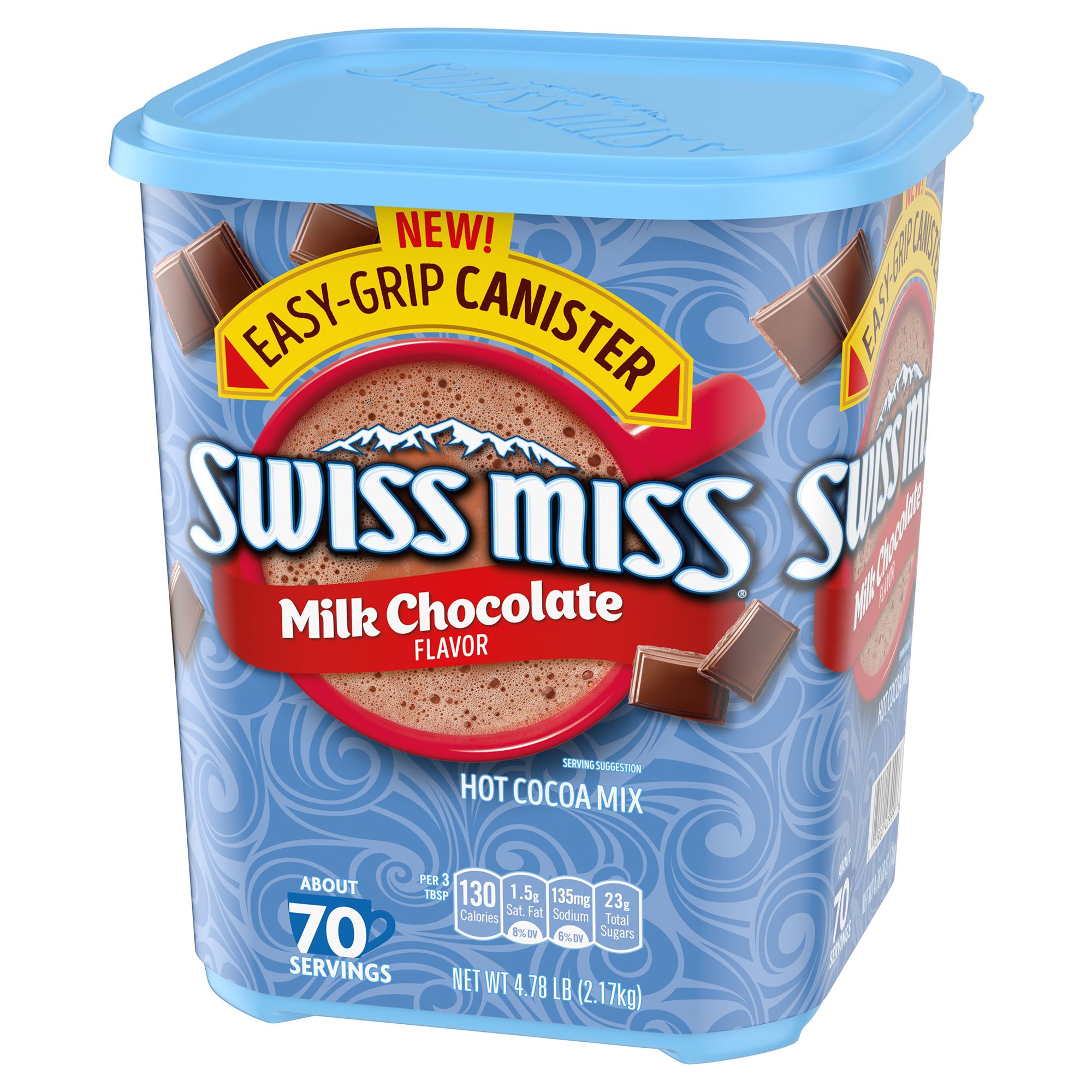  Swiss Miss Milk Chocolate Flavor Hot Cocoa Mix Canister, 76.55  oz. : Books