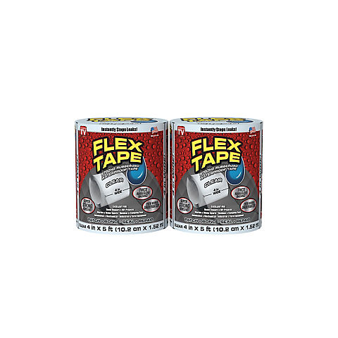 Flex Tape Clear, 2 pk./ 4 in. x 5 ft.