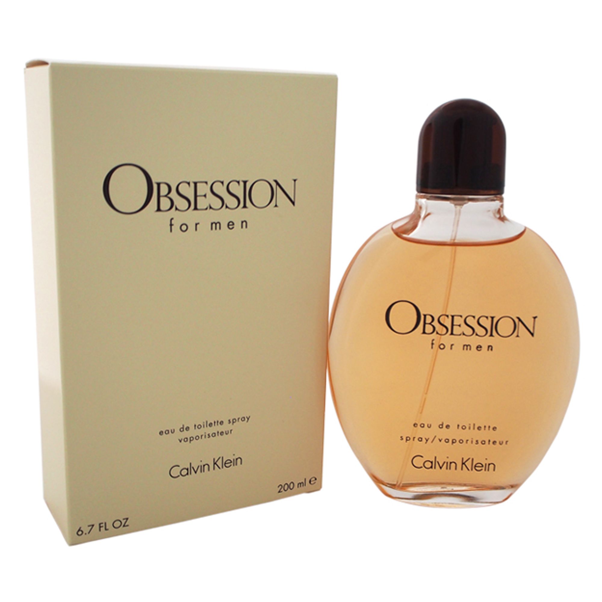 Calvin Klein Obsession Eau De Toilette Spray, Cologne For Men, 6.7 oz