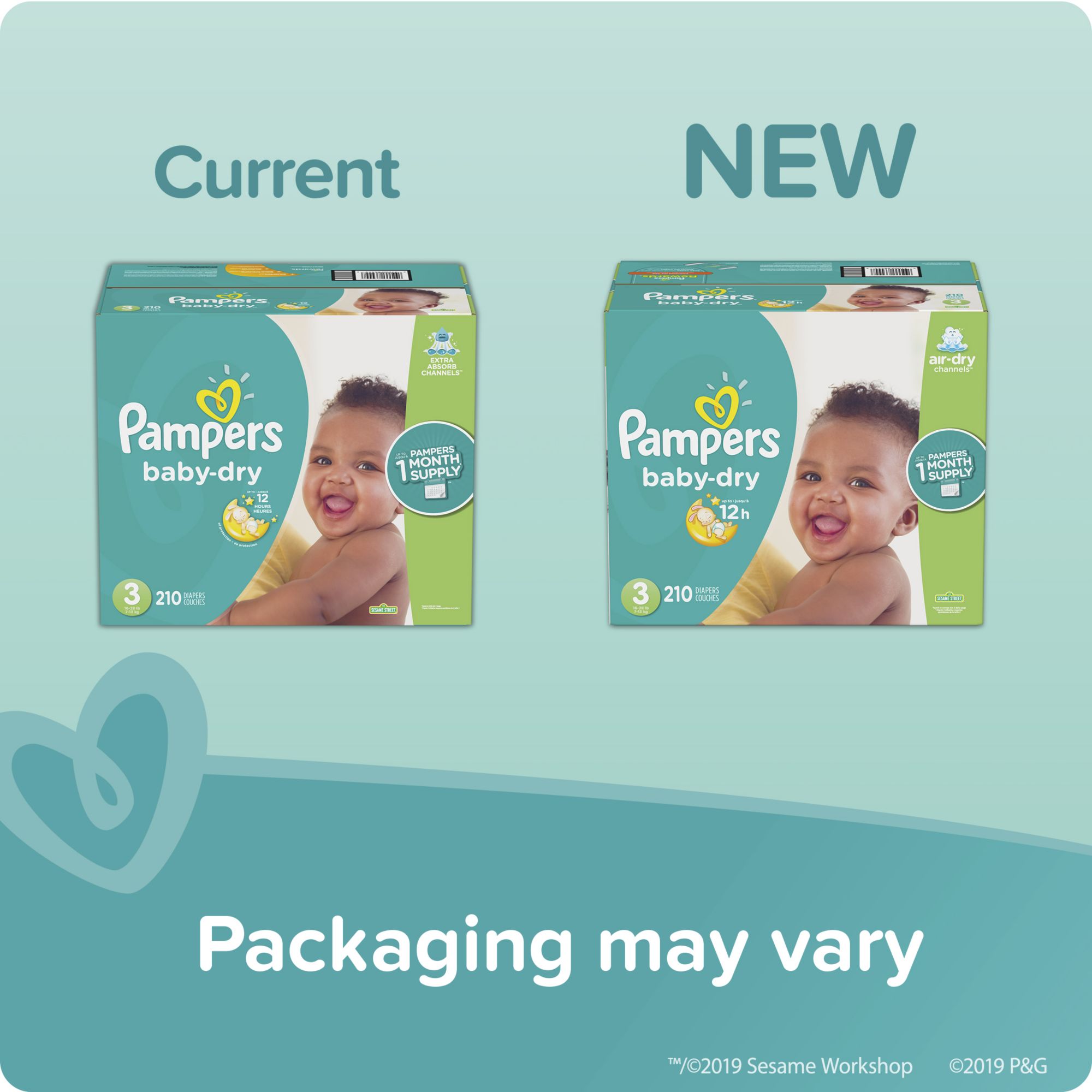 Pampers Baby Dry Couches Taille 2 Mini 24uts