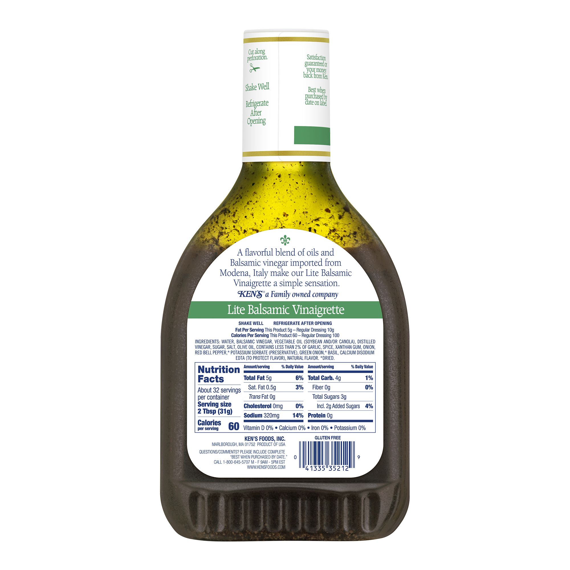 Gourmet Salad Dressing Bottle Bulk, 16 oz