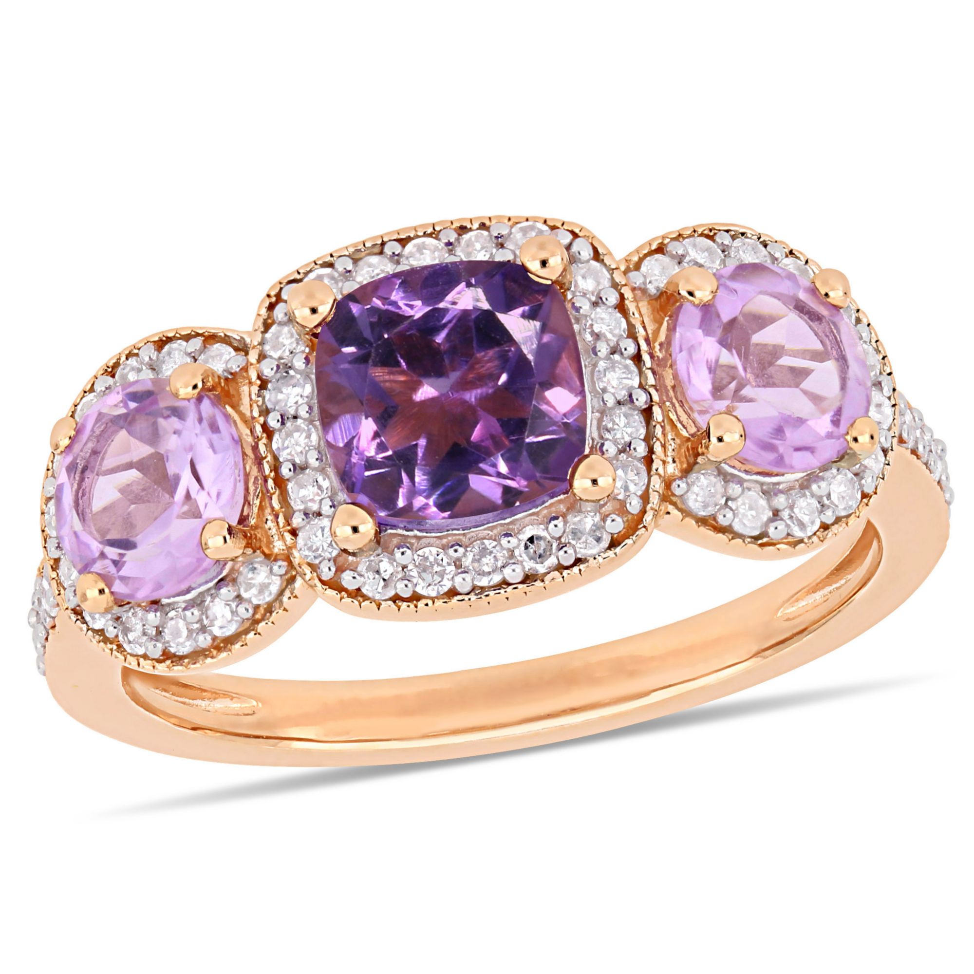 Rose de france hot sale amethyst ring