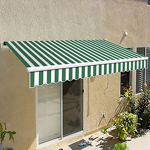 Awntech California 10' Beauty-Mark Manual Patio Awning with 96" Projection