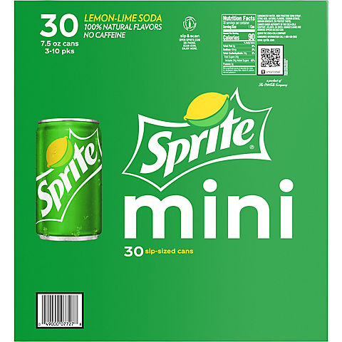 Sprite Mini Cans, 30 pk./7.5 oz.