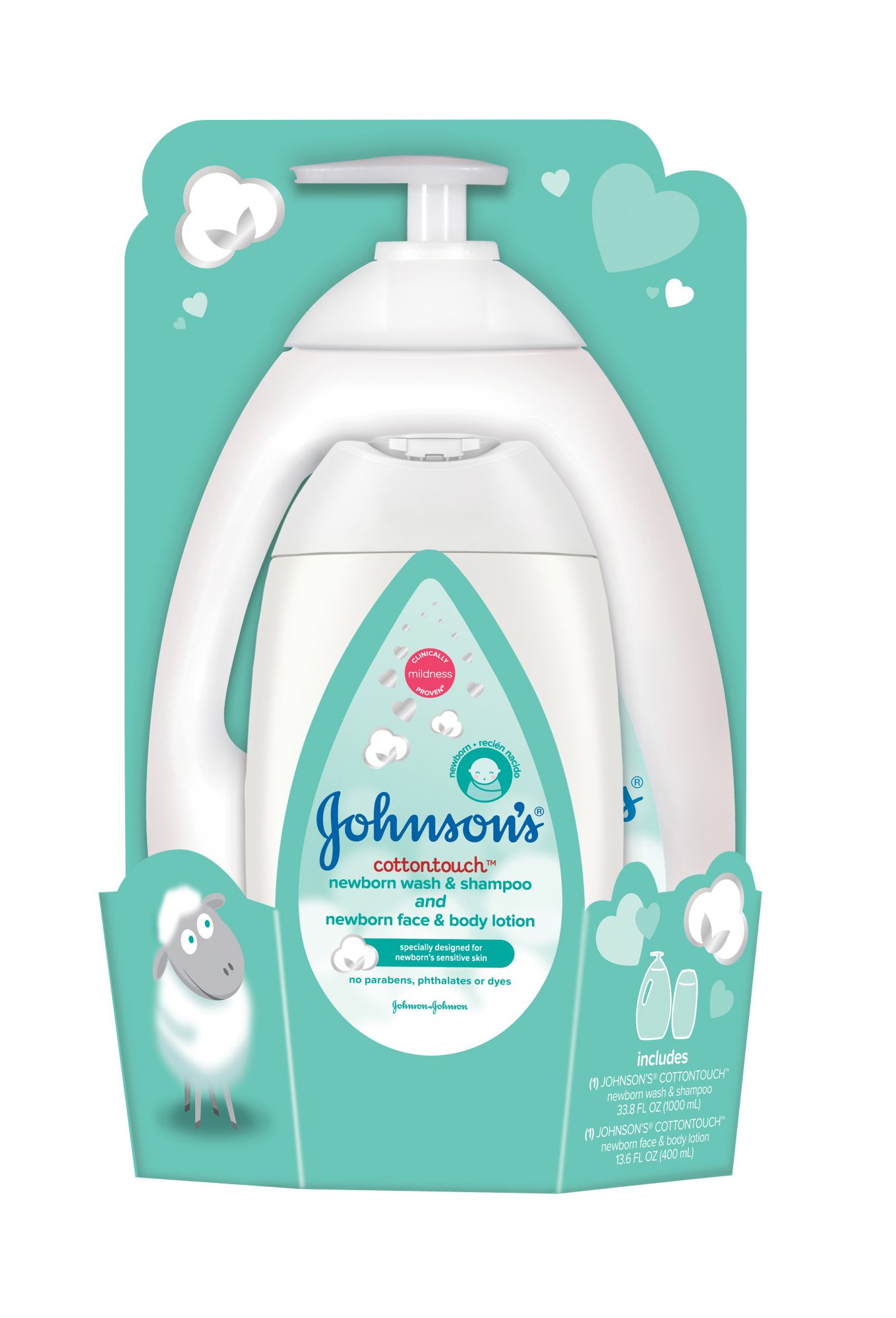 Johnson's Cotton Touch Baby Wash & Shampoo