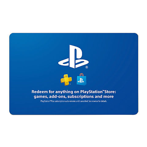 $25 Playstation Store Gift Card