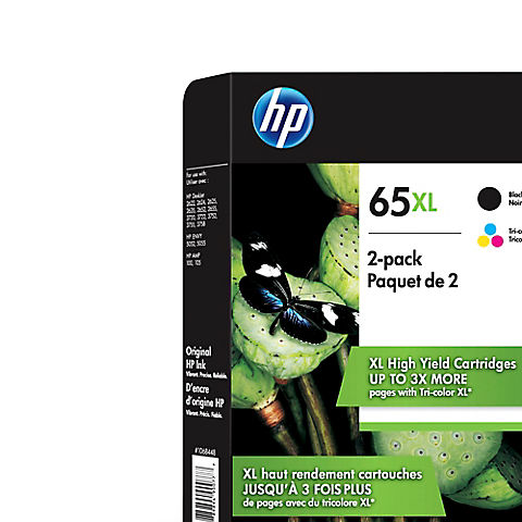 HP 65 XL Combo Ink Cartridges, 2 pk.