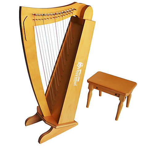 Schoenhut 15-String Harp with Bench