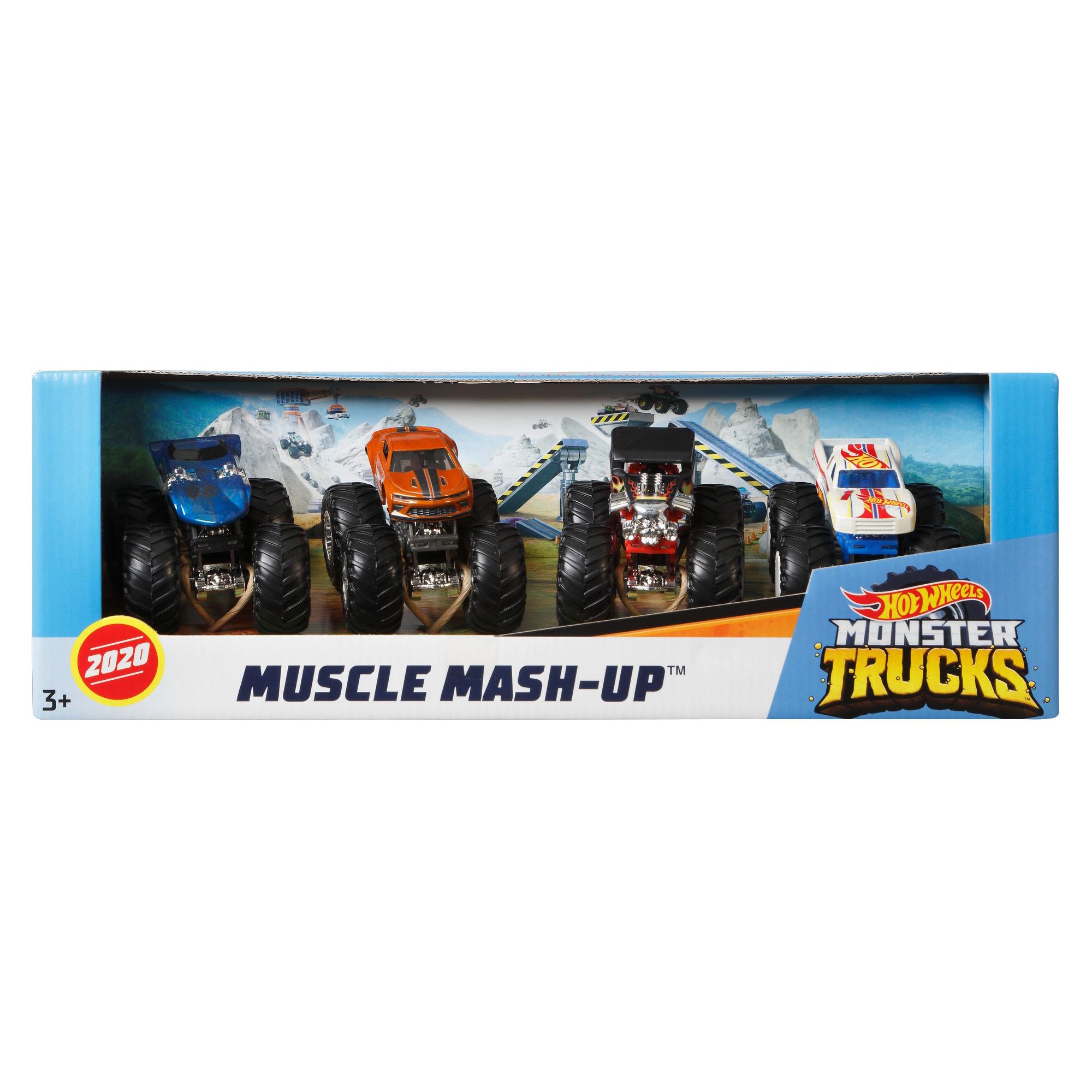 Buy Hot Wheels 1:64 Scale Crush Delivery Monster Truck for Ages 3+