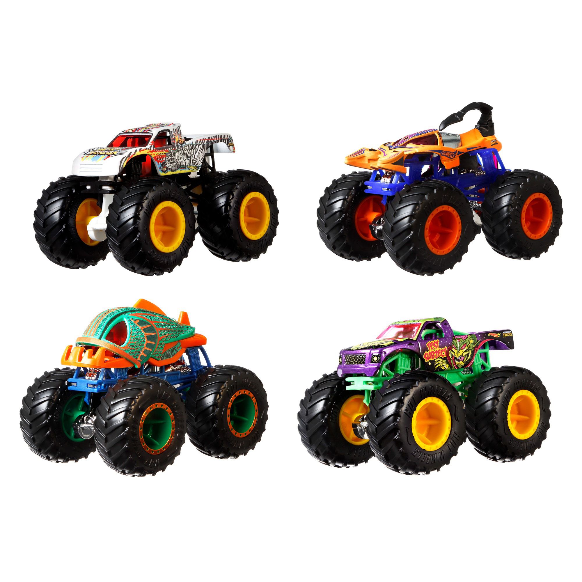Hot Wheels Monster Trucks- 4 pk.