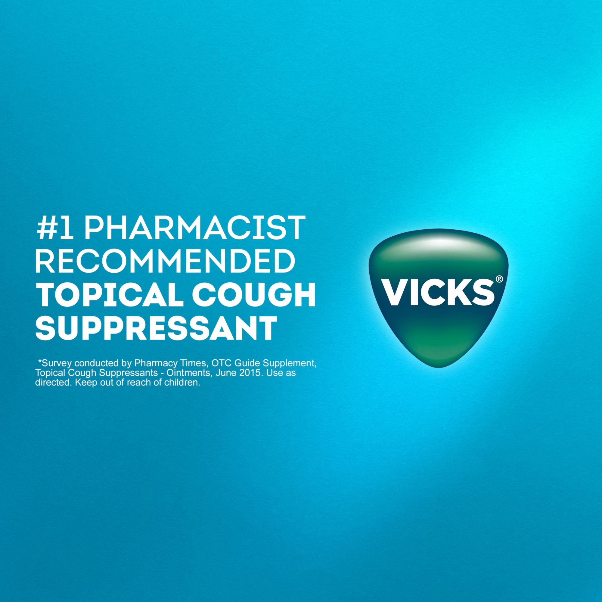 Vicks VapoRub Topical Cough Suppressant Ointment - 1.76 oz - 2 pk