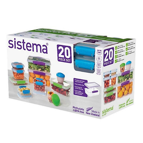 Sistema KLIP IT Collection 20-Pc. Food Storage Container Set