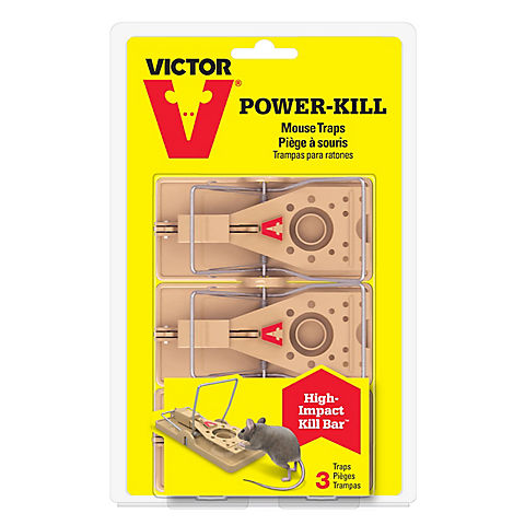Victor Power Mouse Trap, 3 pk.