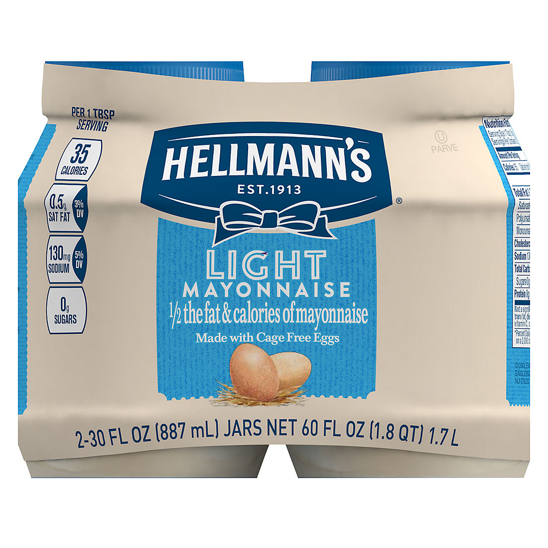 Om indstilling Arabiske Sarabo tykkelse Hellmann's Light Mayonnaise, 2 ct./30 oz. - BJs Wholesale Club