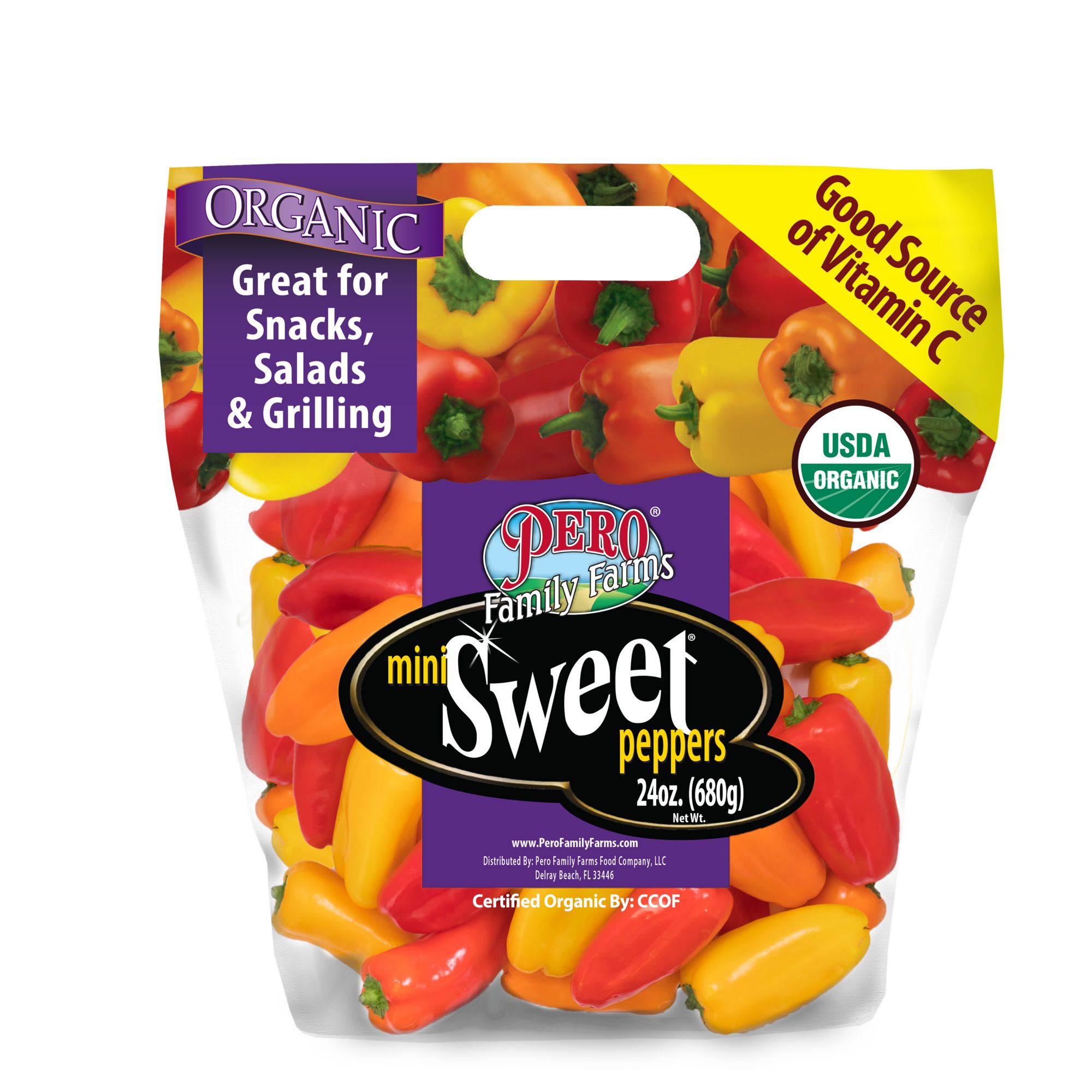 Pero Family Farms Organic Mini Sweet Peppers Bjs Wholesale Club