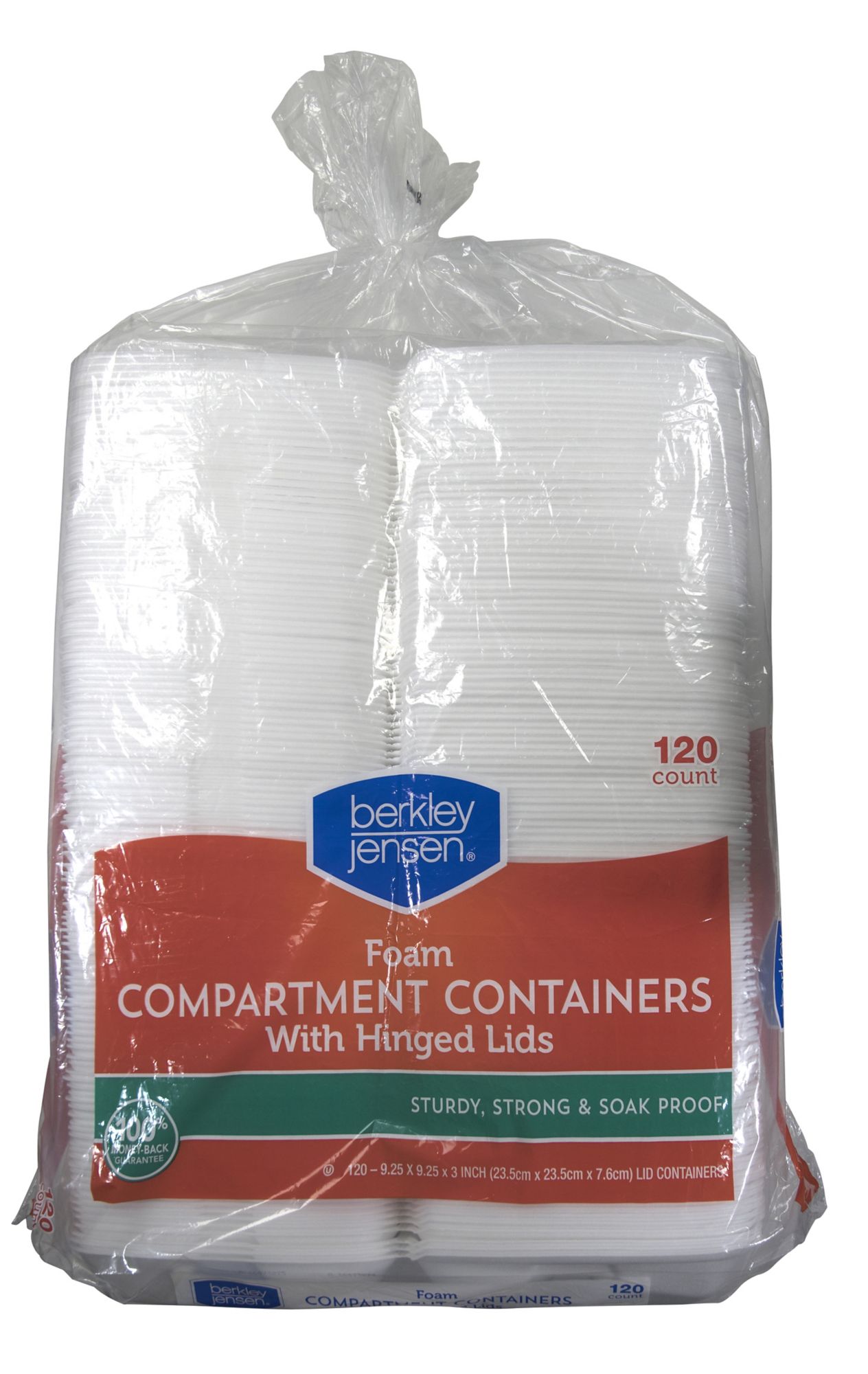 Hefty Hefty Foam Compartment 9 Hinged Lid Tray (100Count),, ()