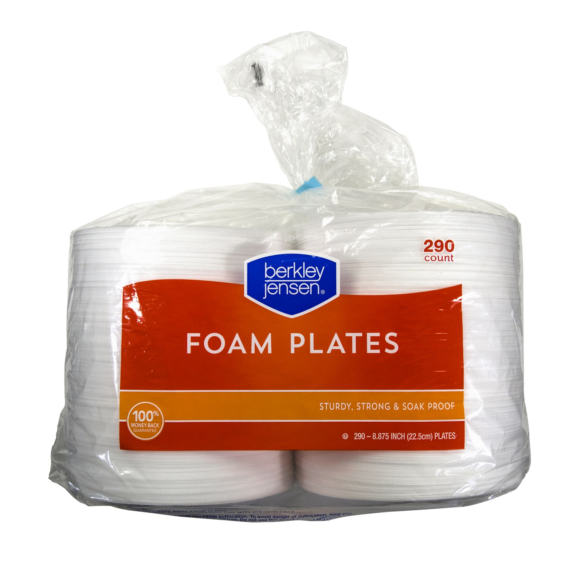 Hefty Everyday Soak-Proof Foam Plates, White, 9 inch, 150 Count