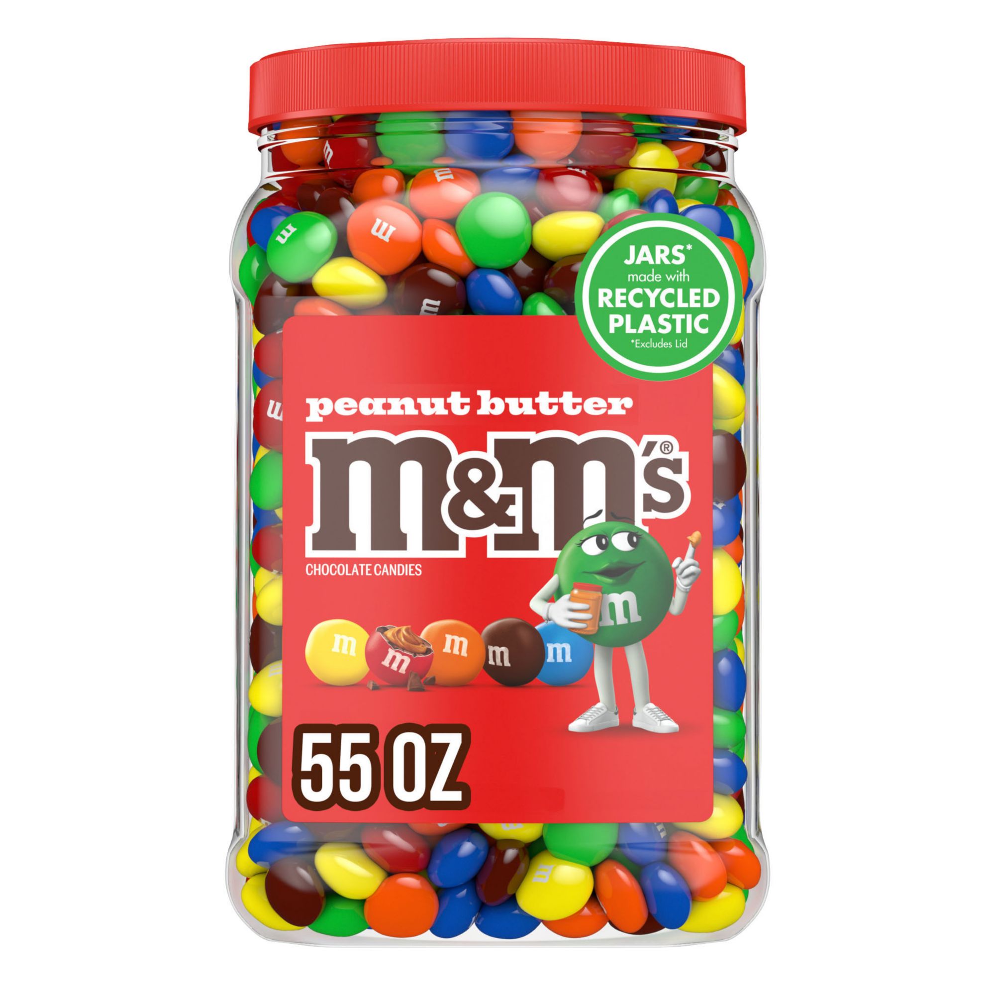 M&M Peanut Chocolate Candy - 56 oz bag