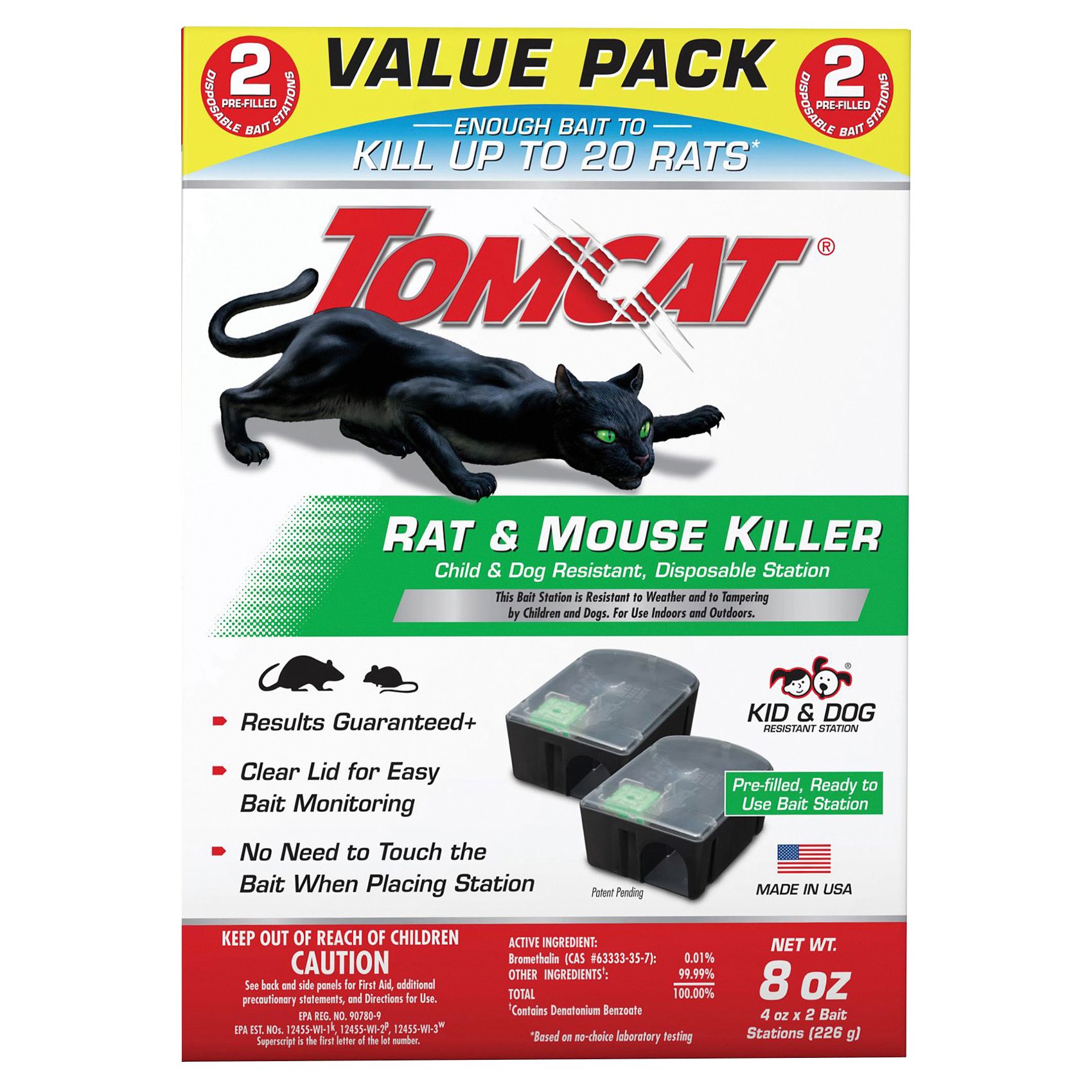 Tomcat Mouse Snap Trap - 2 Pack