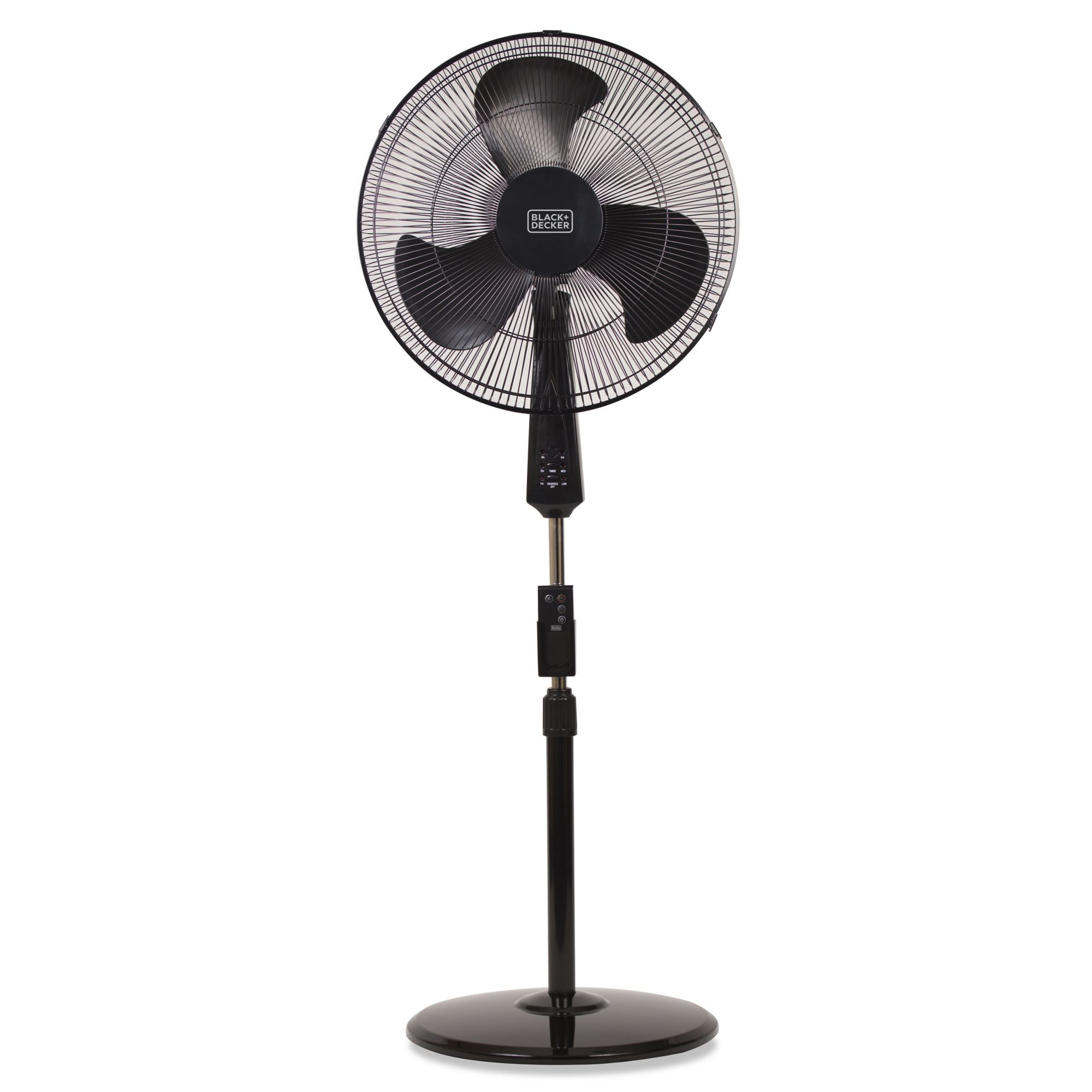 BLACK+DECKER 18-Inch, Stand Fan with Remote, White