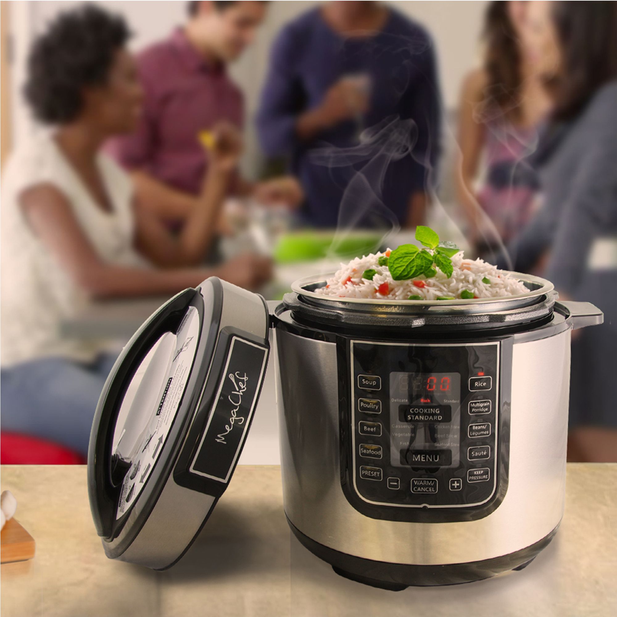 MegaChef 6-Qt. Digital Pressure Cooker