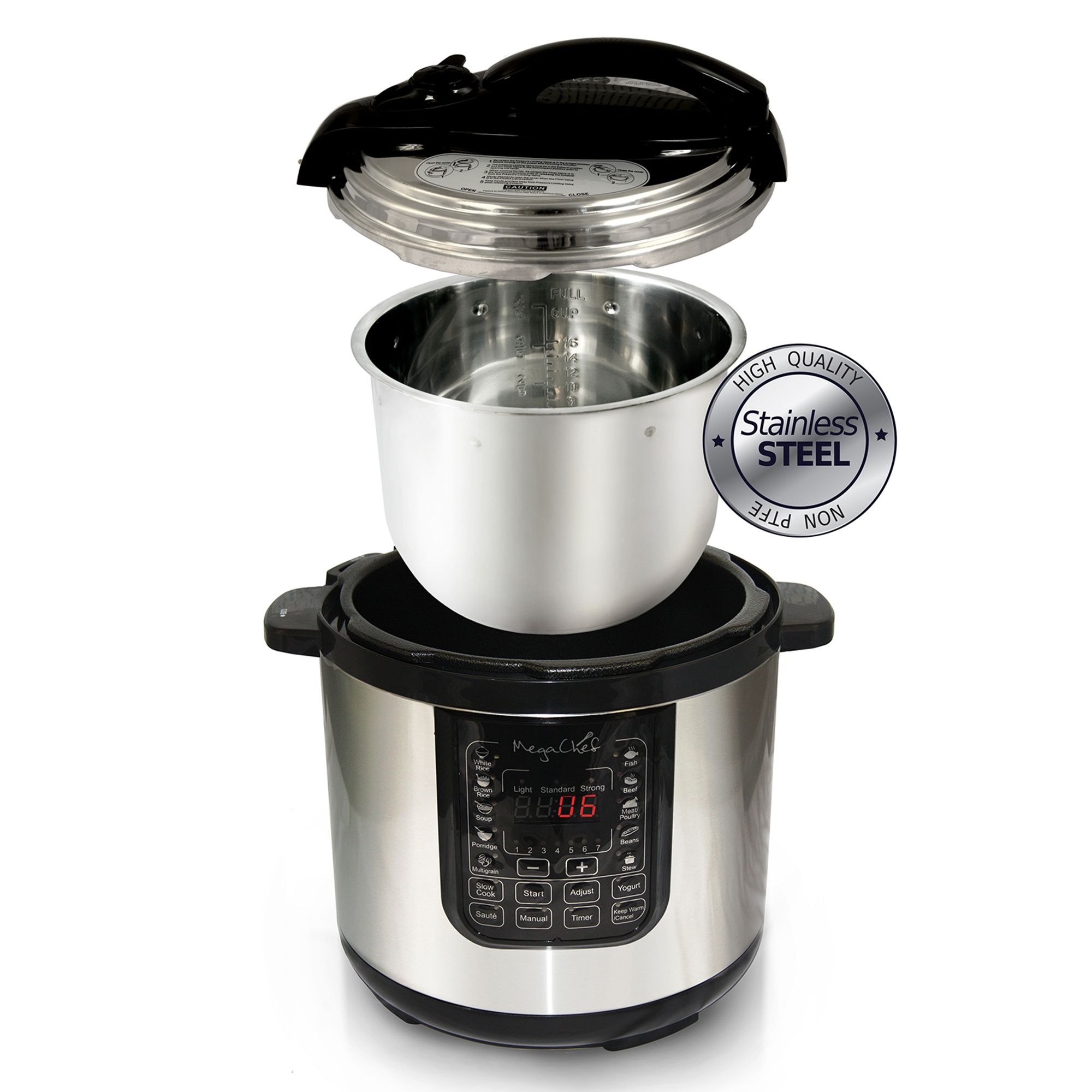 MegaChef 12-Quart Programmable Electric Pressure Cooker in the