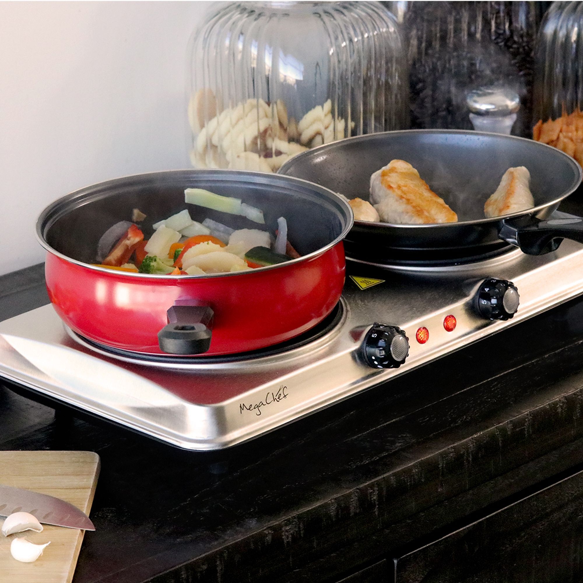 Electric Hotplate - Double Burner - 1700 watts - Wholesale Portable Stoves