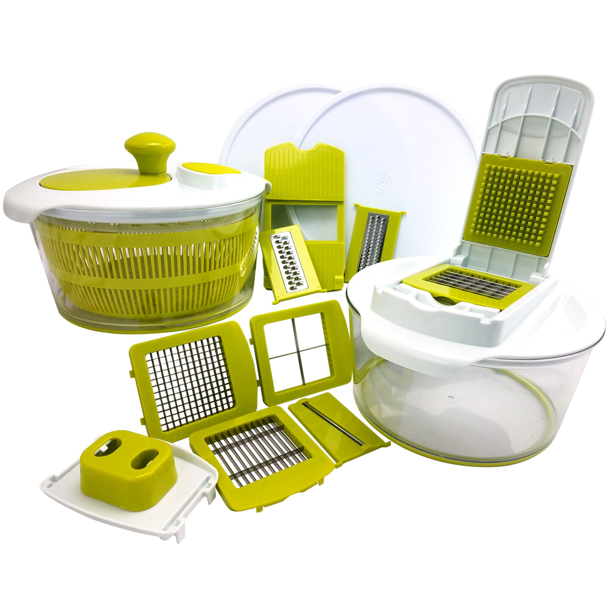 Buy Wholesale China Electric Salad Spinner Artifact Household Five-in-one  Vegetable Cutter Electric Slicing Machine & Salad Spinner at USD 29